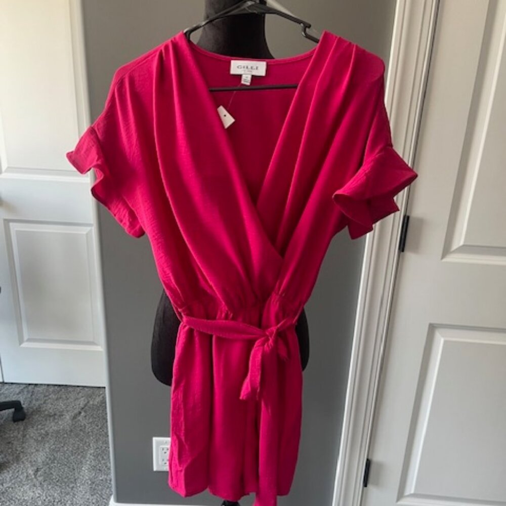 Romper in Fuscia